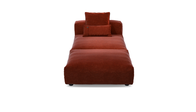 vetsak | Sofa Set 07 - Sun Lounger - Suave - Saffron | Modulaire Sofa | 2 Zits | Daybed | Chaiselounge