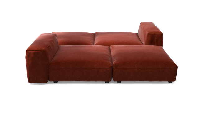 vetsak | Sofa Set 08 - Daybed - Suave - Saffron | Modulaire Sofa | 6 Zits | Outdoor Island | Double lounger