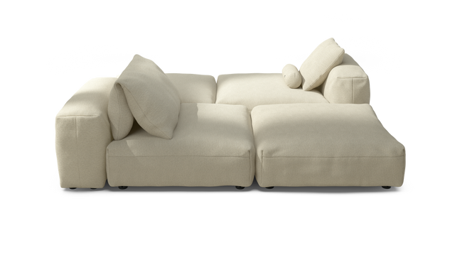 vetsak | Sofa Set 08 - Daybed - Loop Loop - Duna | Modulaire Sofa | 6 Zits | Outdoor Island | Double lounger