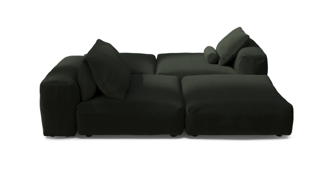 vetsak | Sofa Set 08 - Daybed - Loop Loop - Mousse | Modulaire Sofa | 6 Zits | Outdoor Island | Double lounger