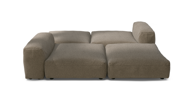 vetsak | Sofa Set 08 - Daybed - Loop Loop - Taupe | Modulaire Sofa | 6 Zits | Outdoor Island | Double lounger
