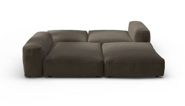 vetsak | Sofa Set 08 - Daybed - Breeze - Brown | Modulaire Sofa | 6 Zits | Outdoor Island | Double lounger