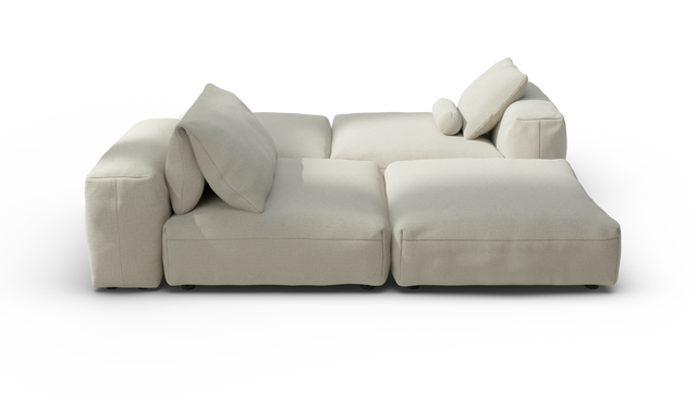 vetsak | Sofa Set 08 - Daybed - Breeze - Ecru | Modulaire Sofa | 6 Zits | Outdoor Island | Double lounger