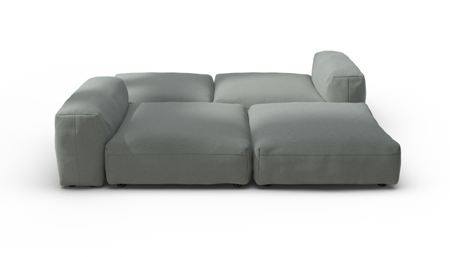 vetsak | Sofa Set 08 - Daybed - Breeze - Sage | Modulaire Sofa | 6 Zits | Outdoor Island | Double lounger