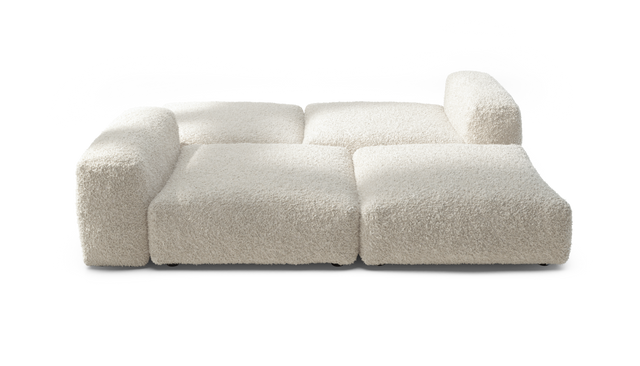 vetsak | Sofa Set 08 - Daybed - Doodle - Creme | Modulaire Sofa | 6 Zits | Outdoor Island | Double lounger