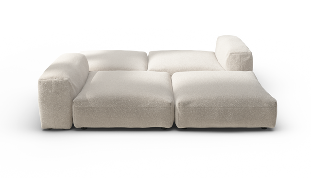 vetsak | Sofa Set 08 - Daybed - Nub - Creme | Modulaire Sofa | 6 Zits | Outdoor Island | Double lounger