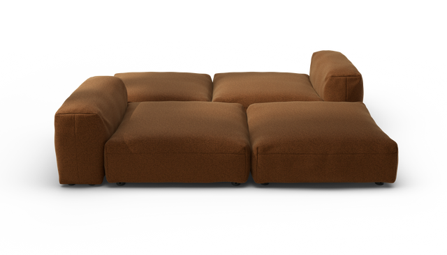 vetsak | Sofa Set 08 - Daybed - Pebble - Sundried | Modulaire Sofa | 6 Zits | Outdoor Island | Double lounger
