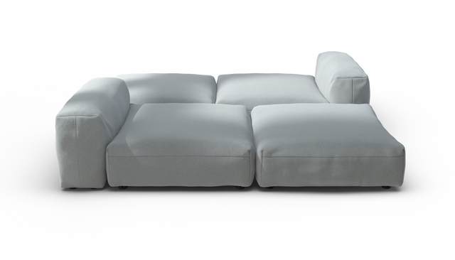 vetsak | Sofa Set 08 - Daybed - Pique - Turquoise | Modulaire Sofa | 6 Zits | Outdoor Island | Double lounger