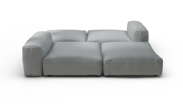 vetsak | Sofa Set 08 - Daybed - Ridge - Limestone | Modulaire Sofa | 6 Zits | Outdoor Island | Double lounger