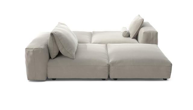 vetsak | Sofa Set 08 - Daybed - Suave - Clay | Modulaire Sofa | 6 Zits | Outdoor Island | Double lounger