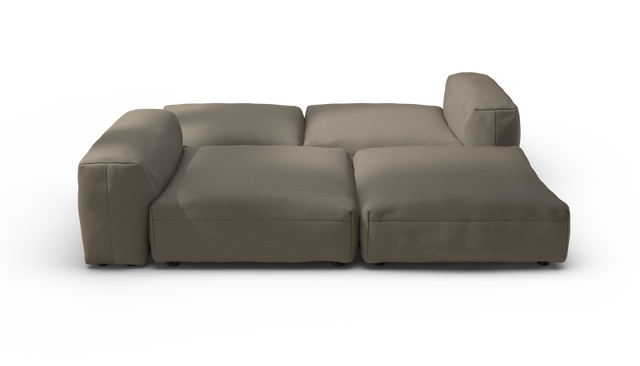 vetsak | Sofa Set 08 - Daybed - Terrain - Driftwood | Modulaire Sofa | 6 Zits | Outdoor Island | Double lounger