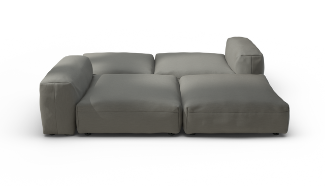 vetsak | Sofa Set 08 - Daybed - Terrain - Flint | Modulaire Sofa | 6 Zits | Outdoor Island | Double lounger