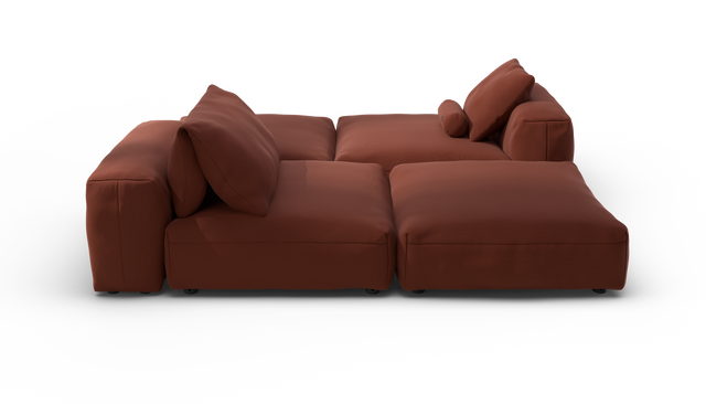 vetsak | Sofa Set 08 - Daybed - Terrain - Saffron | Modulaire Sofa | 6 Zits | Outdoor Island | Double lounger