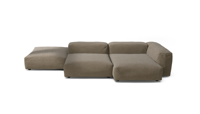 vetsak | Sofa Set 09 - The Island - Loop Loop - Taupe | Modulaire Sofa | 7 Zits | Sofa Island
