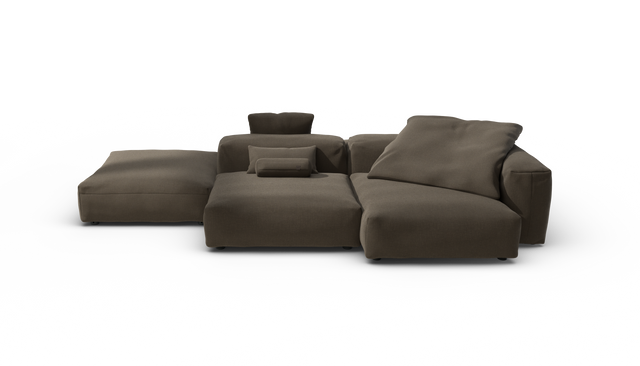 vetsak | Sofa Set 09 - The Island - Breeze - Brown | Modulaire Sofa | 7 Zits | Sofa Island