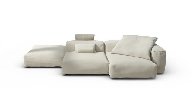 vetsak | Sofa Set 09 - The Island - Breeze - Ecru | Modulaire Sofa | 7 Zits | Sofa Island