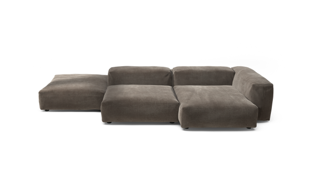 vetsak | Sofa Set 09 - The Island - Cord Velour - Mocha | Modulaire Sofa | 7 Zits | Sofa Island