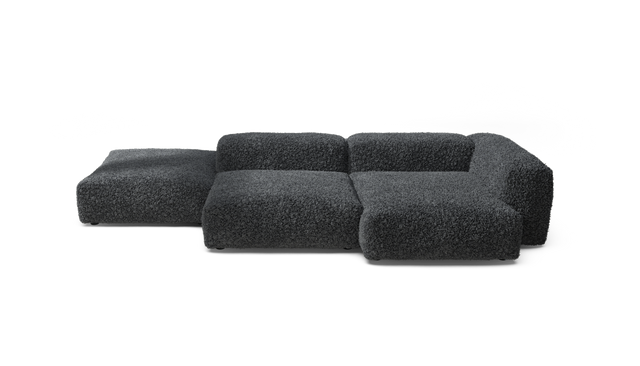 vetsak | Sofa Set 09 - The Island - Doodle - Dark Grey | Modulaire Sofa | 7 Zits | Sofa Island