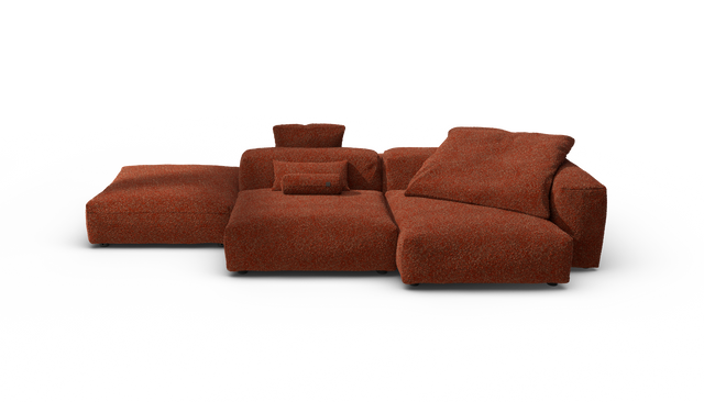 vetsak | Sofa Set 09 - The Island - Nub - Sienna | Modulaire Sofa | 7 Zits | Sofa Island