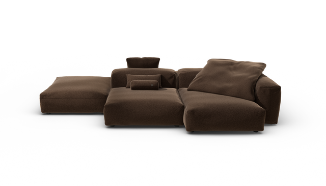 vetsak | Sofa Set 09 - The Island - Pebble - Umber | Modulaire Sofa | 7 Zits | Sofa Island