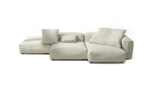 vetsak | Sofa Set 09 - The Island - Pique - Creme | Modulaire Sofa | 7 Zits | Sofa Island