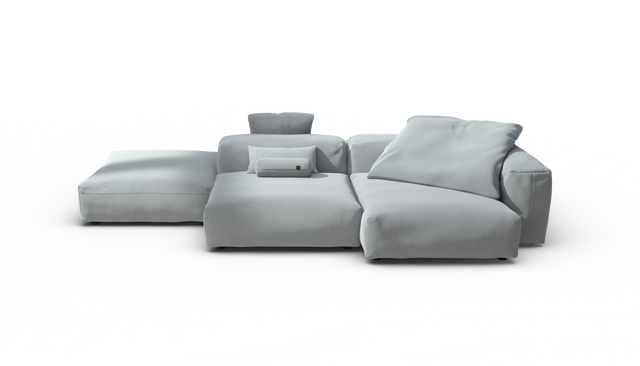vetsak | Sofa Set 09 - The Island - Pique - Turquoise | Modulaire Sofa | 7 Zits | Sofa Island
