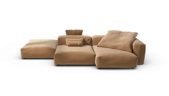 vetsak | Sofa Set 09 - The Island - Pique - Wheat | Modulaire Sofa | 7 Zits | Sofa Island