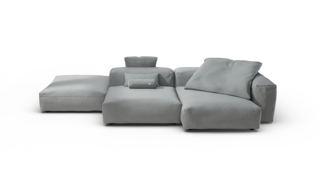 vetsak | Sofa Set 09 - The Island - Ridge - Limestone | Modulaire Sofa | 7 Zits | Sofa Island