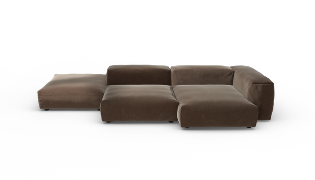 vetsak | Sofa Set 09 - The Island - Suave - Espresso | Modulaire Sofa | 7 Zits | Sofa Island