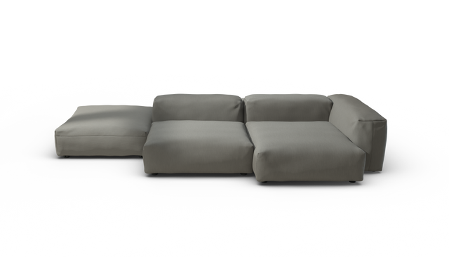 vetsak | Sofa Set 09 - The Island - Terrain - Flint | Modulaire Sofa | 7 Zits | Sofa Island
