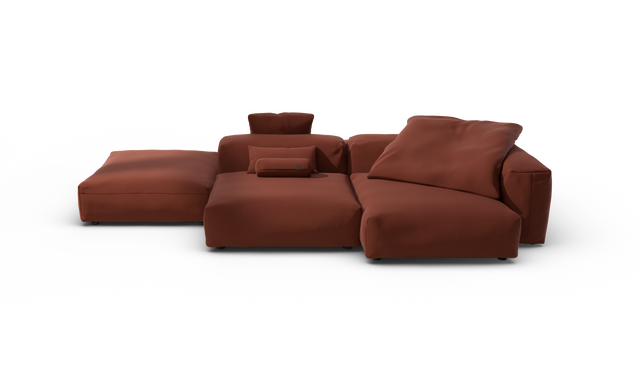 vetsak | Sofa Set 09 - The Island - Terrain - Saffron | Modulaire Sofa | 7 Zits | Sofa Island