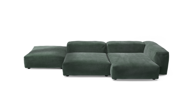vetsak | Sofa Set 09 - The Island - Cord Velour - Hunter | Modulaire Sofa | 7 Zits | Sofa Island