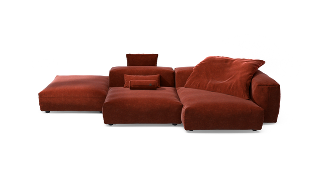 vetsak | Sofa Set 09 - The Island - Suave - Saffron | Modulaire Sofa | 7 Zits | Sofa Island