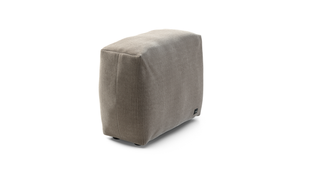 vetsak | Sofa Side Small - Cord Velour - Platinum