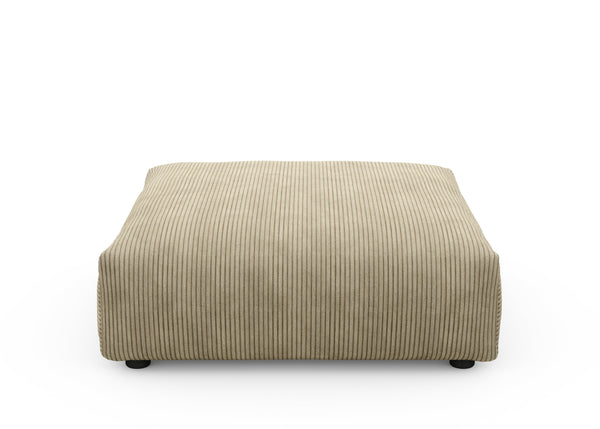 sofa seat - cord velours - khaki - 105cm x 105cm
