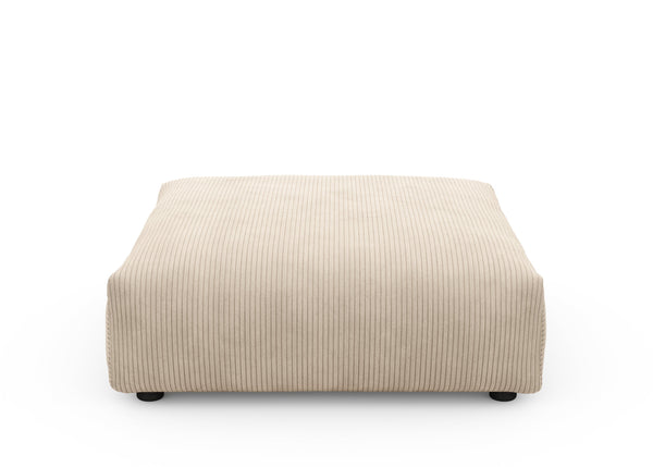 sofa seat - cord velours - sand - 105cm x 105cm