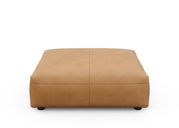 sofa seat - leather - brown - 105cm x 105cm