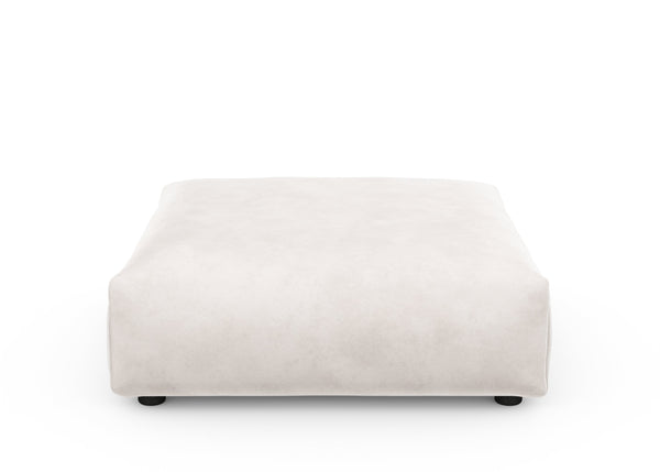 sofa seat - velvet - creme - 105cm x 105cm