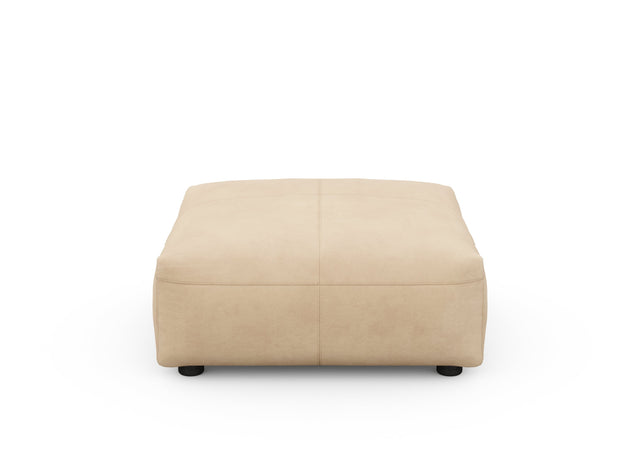 sofa seat - leather - beige - 84cm x 84cm