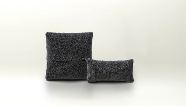pillow set 1 - doodle - dark grey