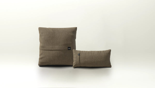 pillow set 1 - pique - taupe