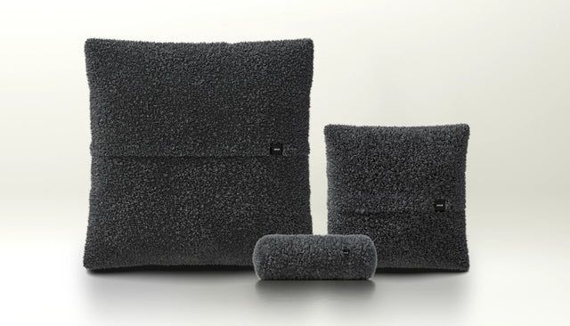 pillow set 2 - doodle - dark grey