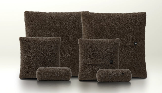 pillow set 3 - doodle - cacao