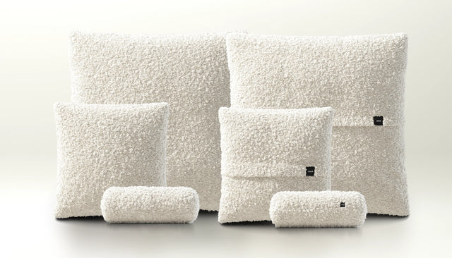 pillow set 3 - doodle - creme