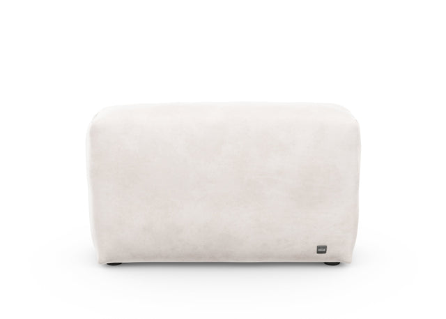 sofa side - velvet - creme - 105cm x 31cm