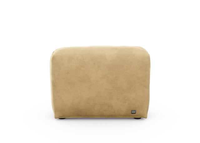 sofa side - velvet - caramel - 84cm x 31cm