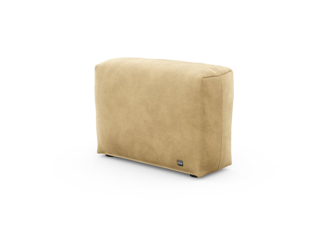 sofa side - velvet - caramel - 84cm x 31cm