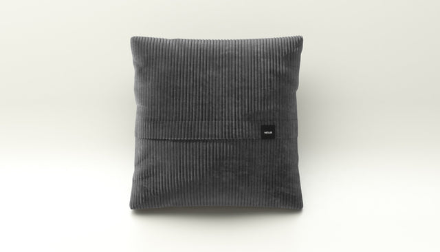 vetsak | Big Pillow - cord velour - dark grey