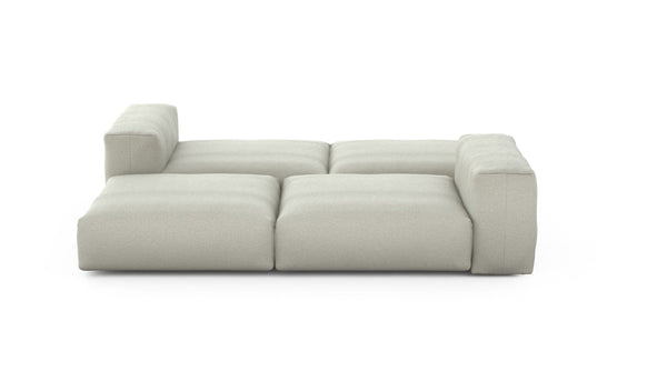 Preset double lounger - linen - stone - 241cm x 210cm