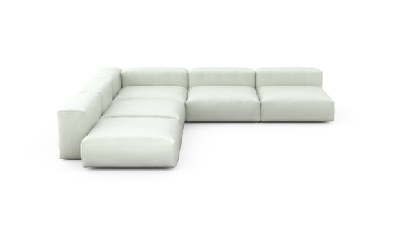 Preset five module corner sofa - herringbone - creme - 346cm x 346cm